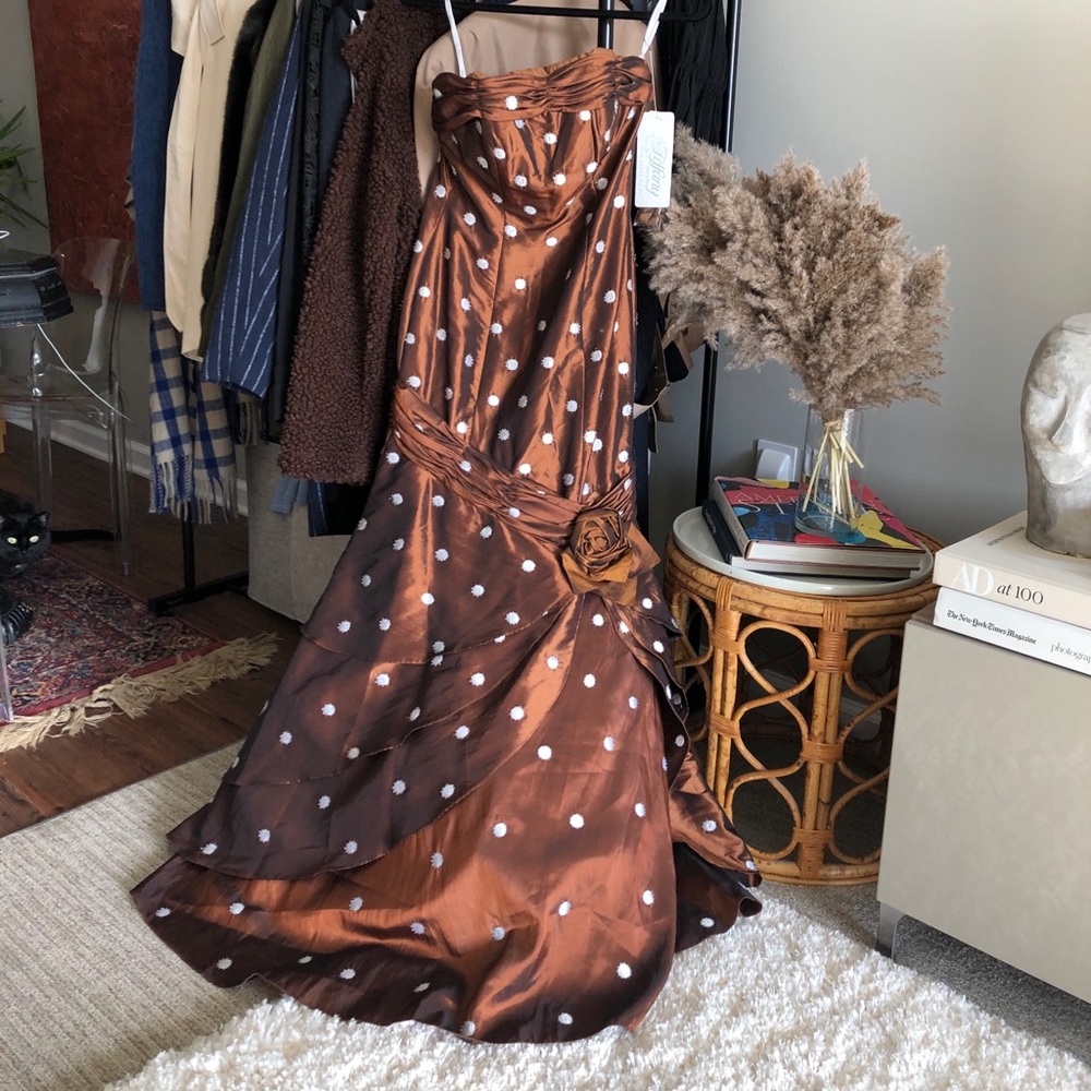 House of Wu couture formal dress